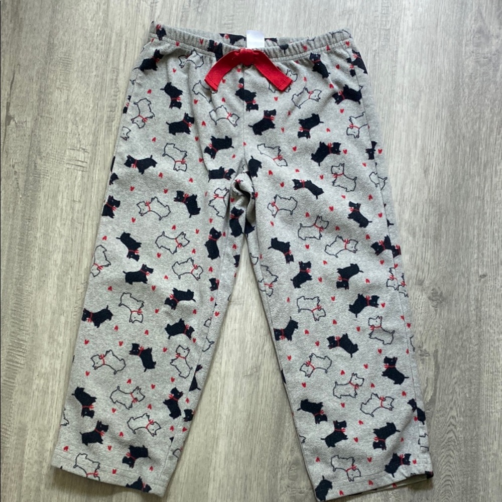Carters Scottish Terrier pajama pant size 5T